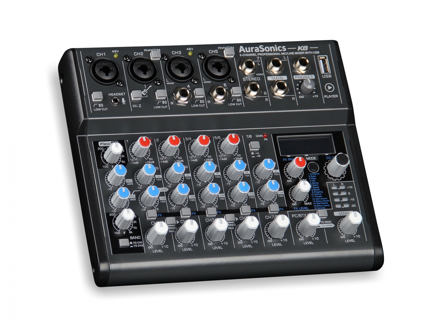 AuraSonics K8 компактный микшерный пульт в Воткинске