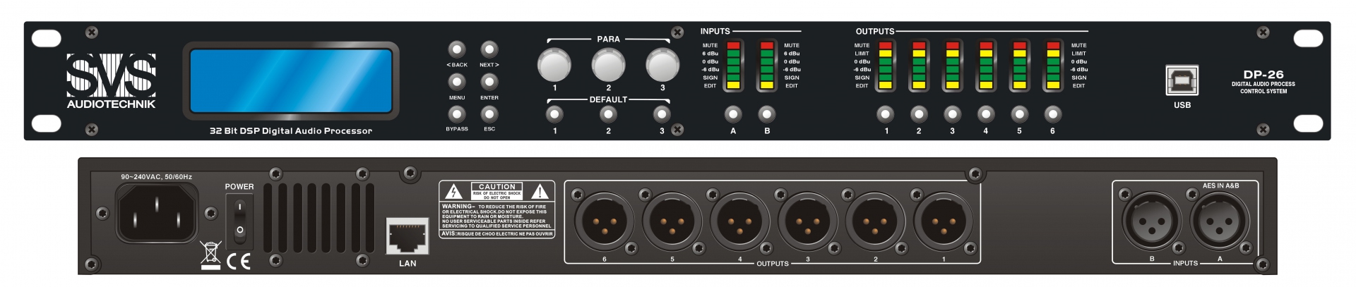 SVS Audiotechnik DP-26 Цифровой процессор: 2 входа 6 выходов в Воткинске