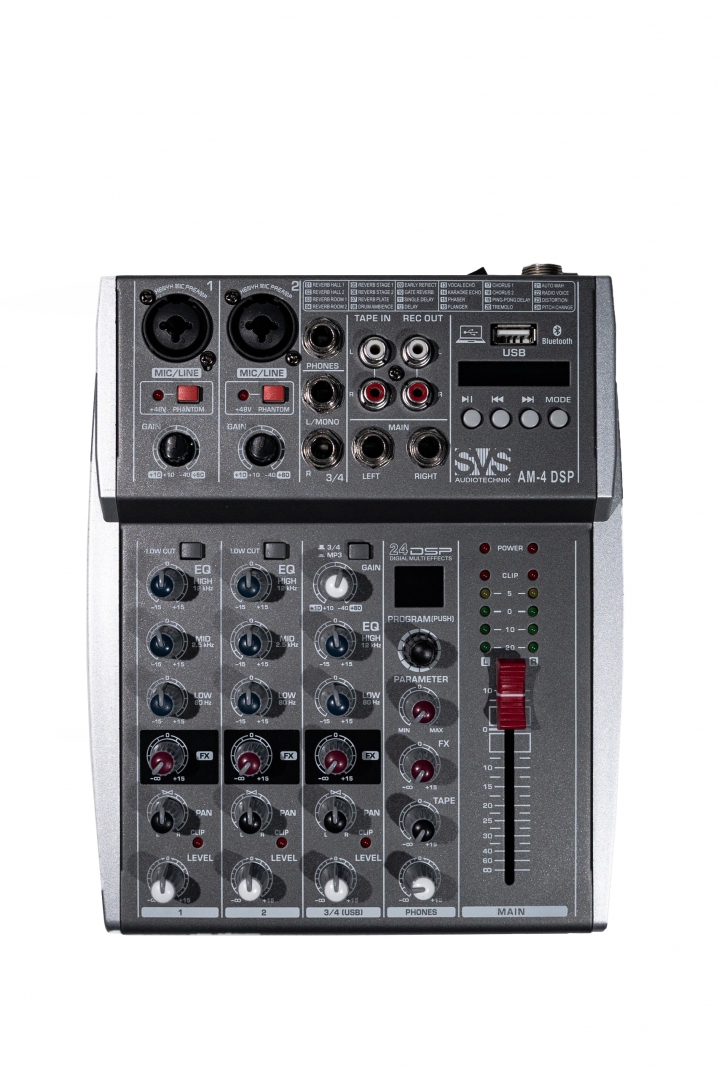 SVS Audiotechnik mixers AM-4 DSP Аналоговый микшерный пульт, 4-канала в Воткинске