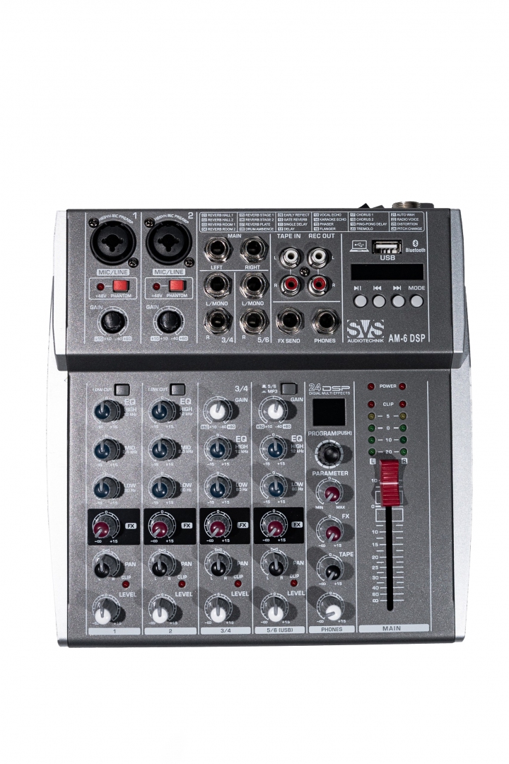 SVS Audiotechnik mixers AM-6 DSP Микшерный пульт аналоговый, 6-канальный SVS Audiotechnik mixers в Воткинске