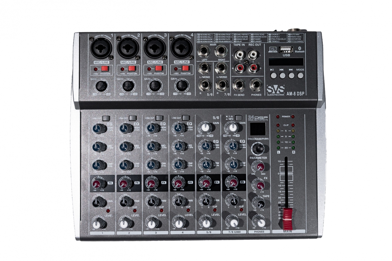SVS Audiotechnik mixers AM-8 DSP Микшерный пульт аналоговый, 8-канальный в Воткинске